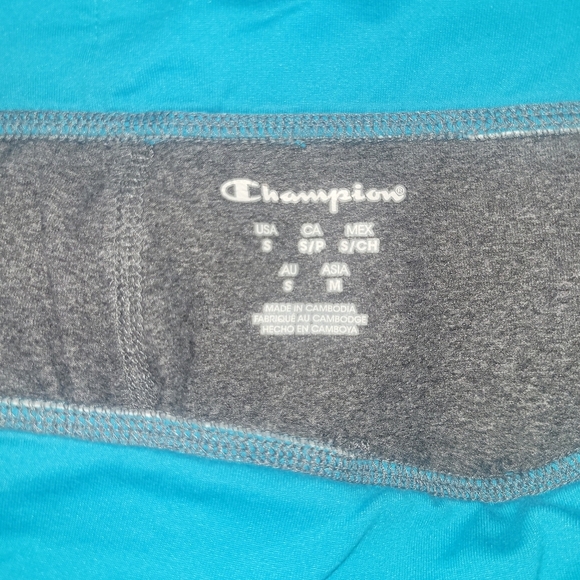 Champion Grey and Blue Activewear Pants S - Picture 4 of 4